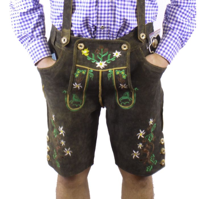 Hertenleren lederhosen Roland