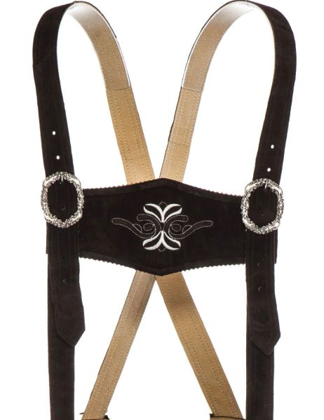 Lederhosen bretels bruin