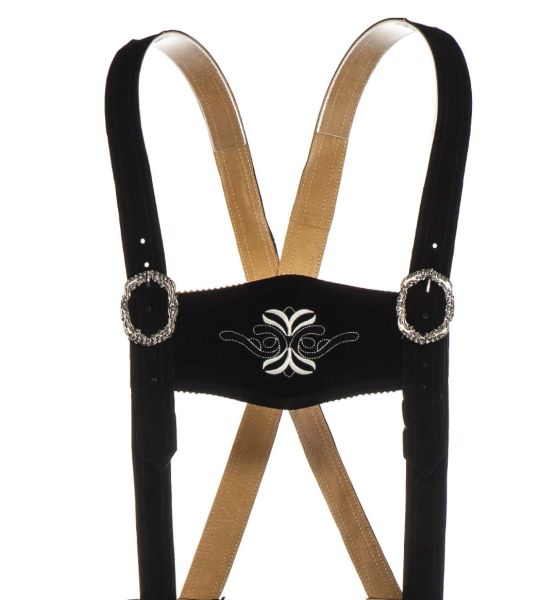 Lederhosen bretels zwart