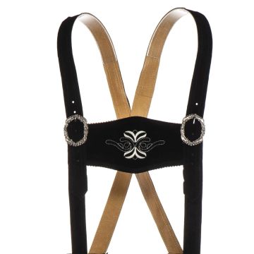 Lederhosen bretels zwart